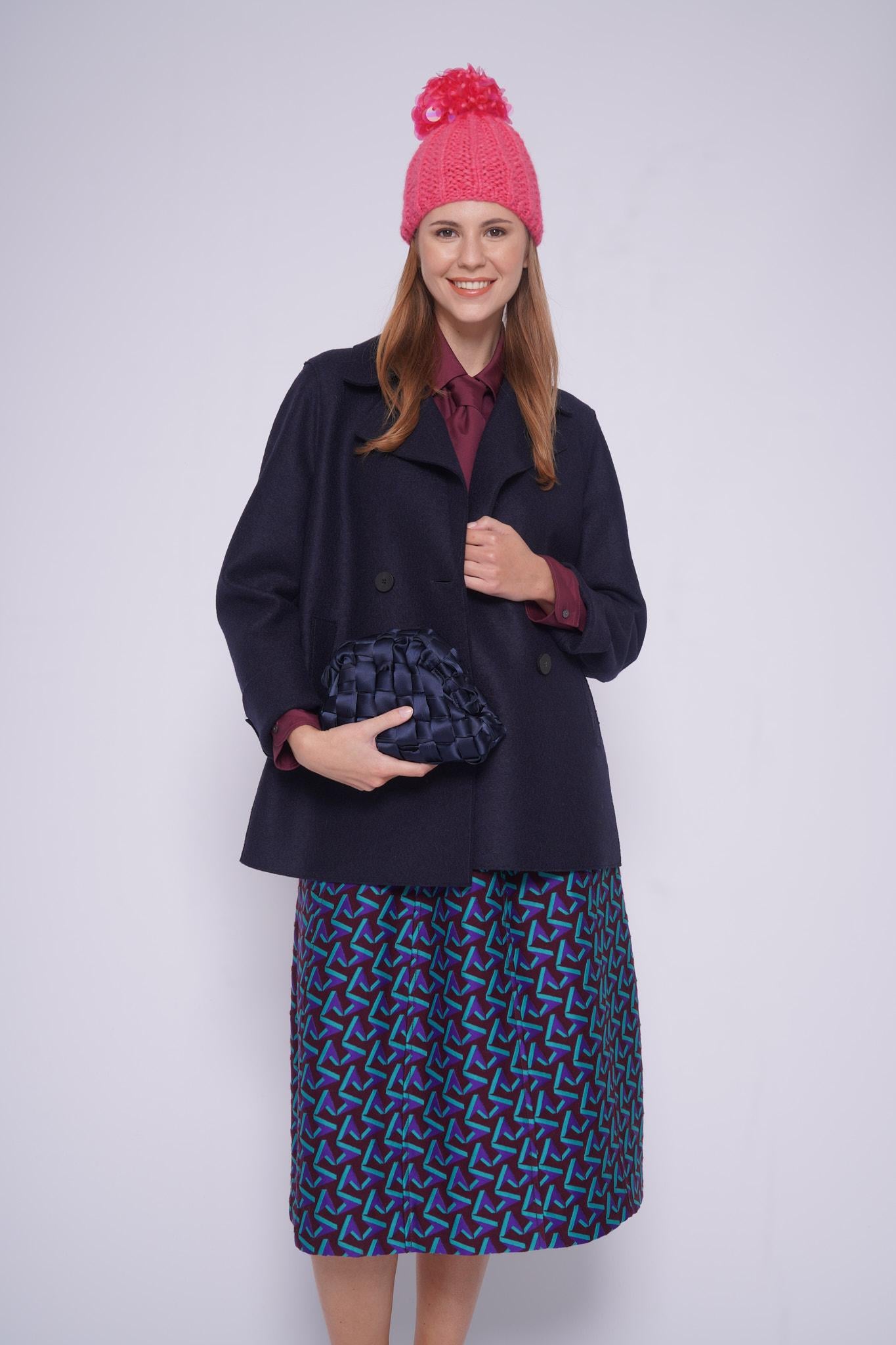 Peacoat doppiopetto blu AG2211BLU Harris Wharf London
