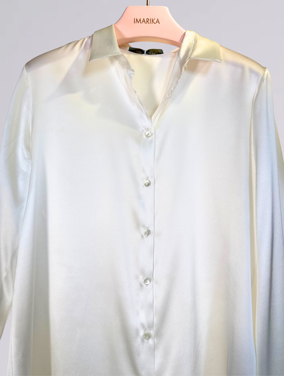 Camicia bianco perla 