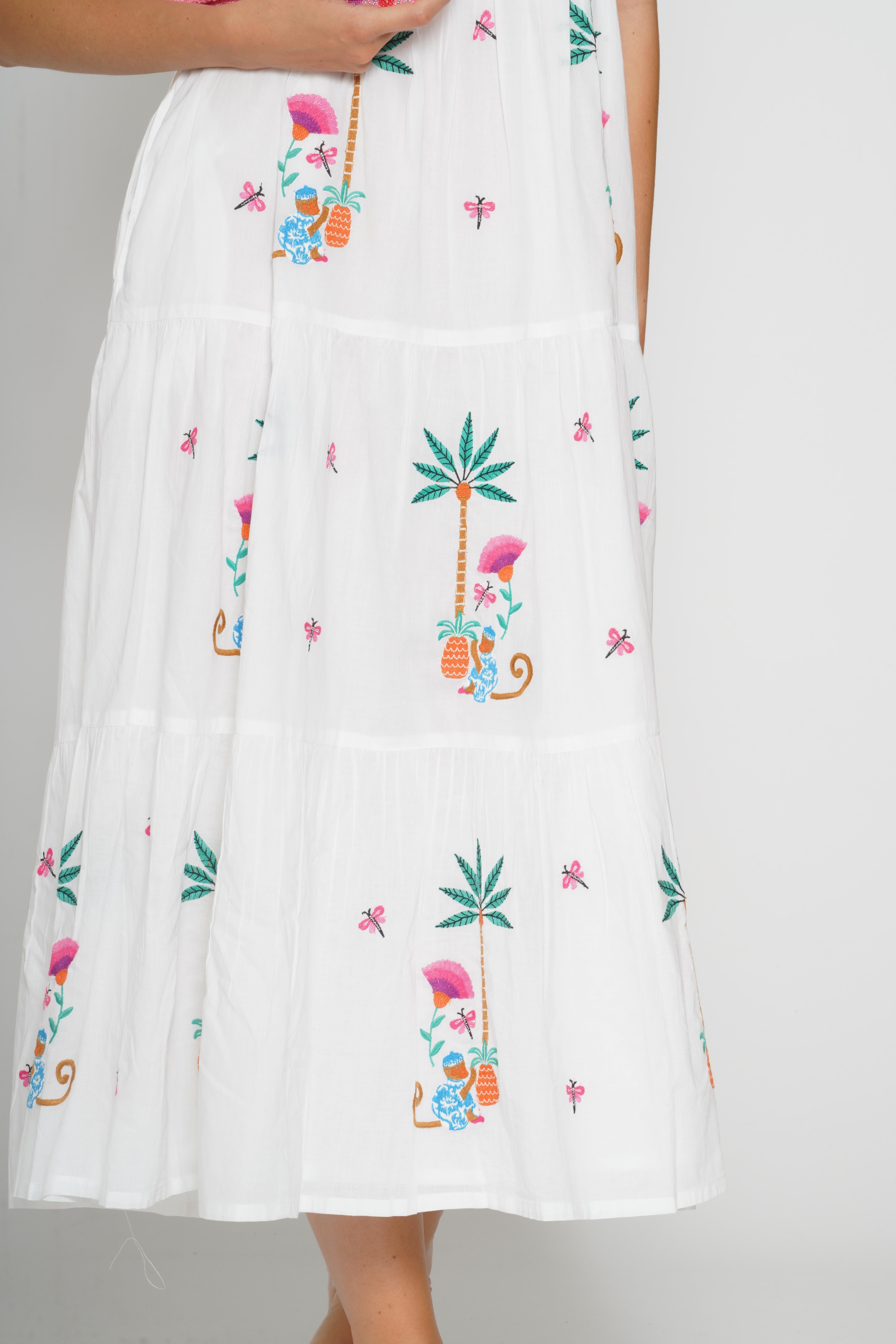Abito Cornflower bianco 