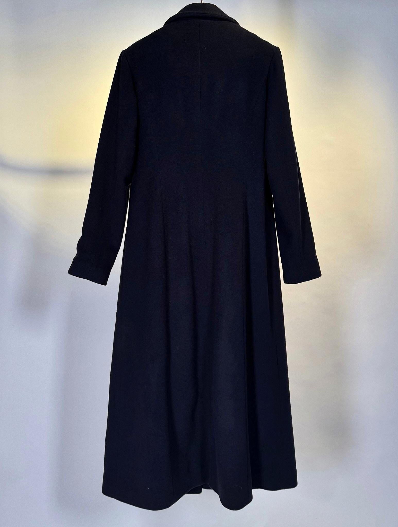 Cappotto monopetto in lana blu BOSTONBLU Unique edition