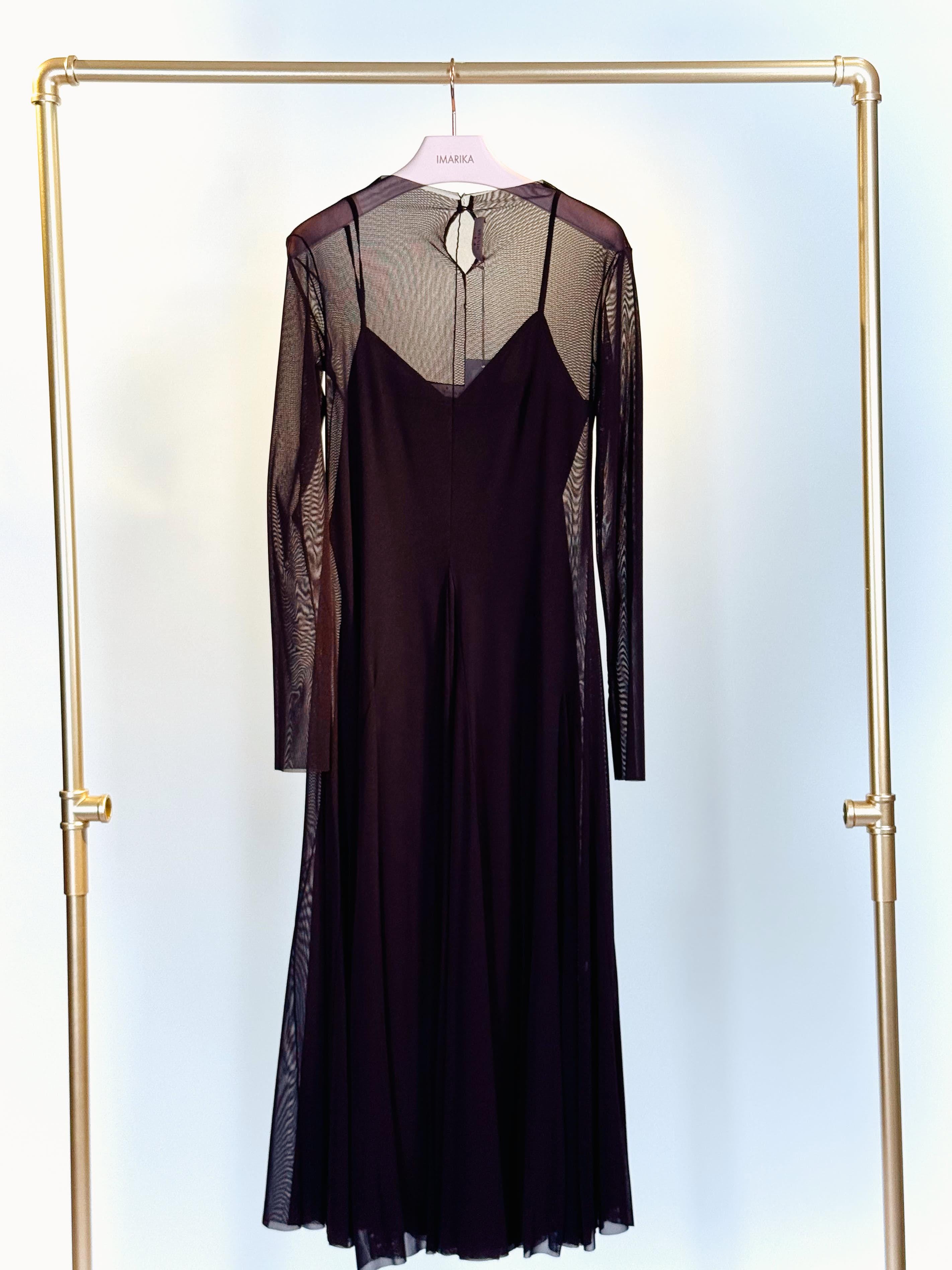 Abito tulle DAISYL011E TULLE PRUGNA MININA